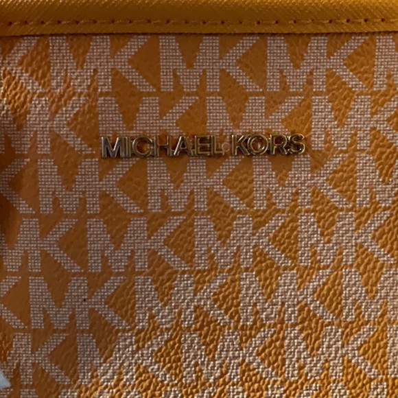 🌞  MICHAEL  KORS JET SET TRAVEL LOGO TOTE BAG 🌞 NWT 🌞 - Picture 8 of 16
